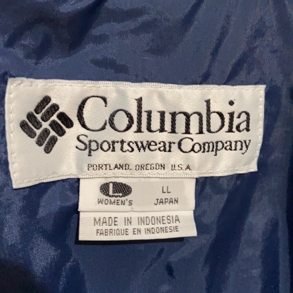 Columbia Ladies Long’s Peak Windbreaker Jacket with Hood Size Large Vint… - Picture 8 of 11